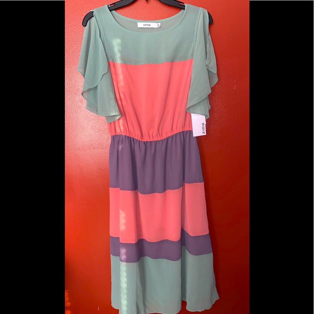 Womens just fab dress size medium New